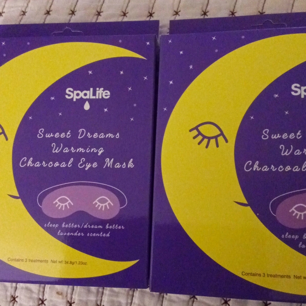 🌺3 PK SPA LIFE WARMING CHARCOAL EYE MASKLot Of Two